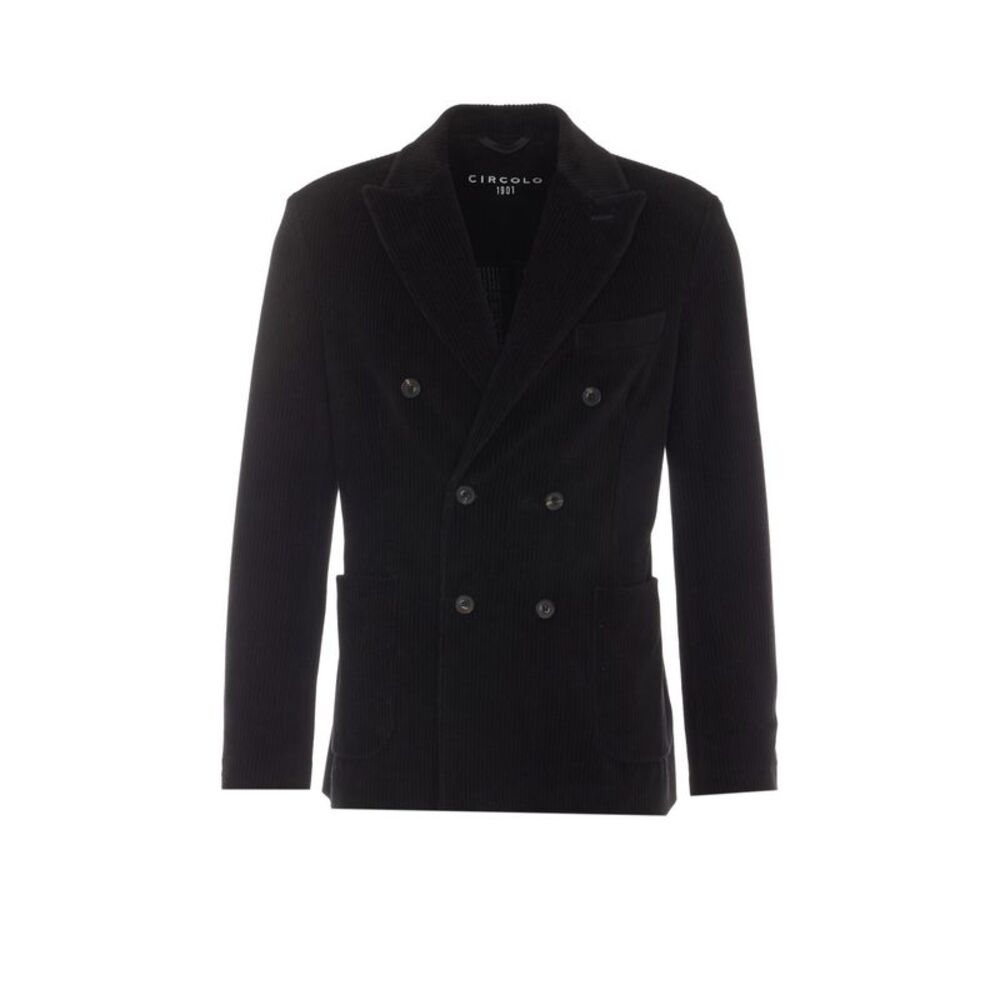 Circolo 1901 Men Velvet Double Breasted Jacket